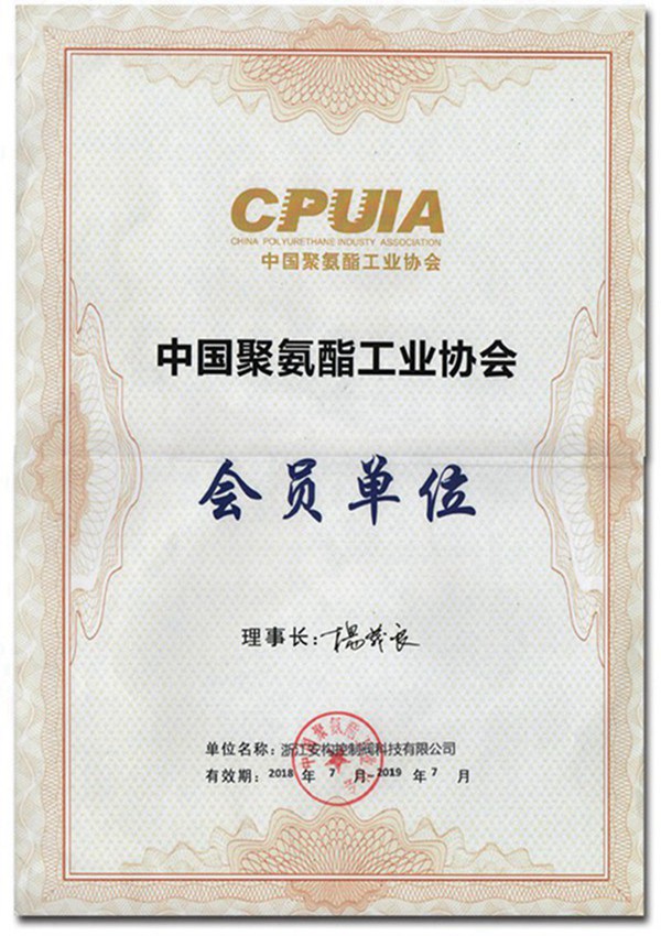 Member Unit of China Polyurethane Industry Association